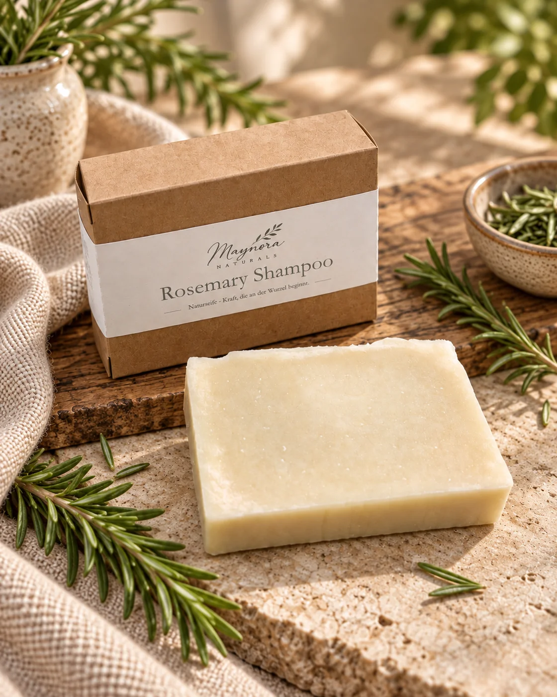 Feste Haarseife Rosemary Shampoo – 100 g