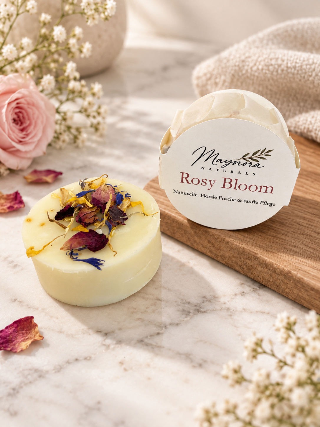 Mini-Naturseife Rosy Bloom – 45 g
