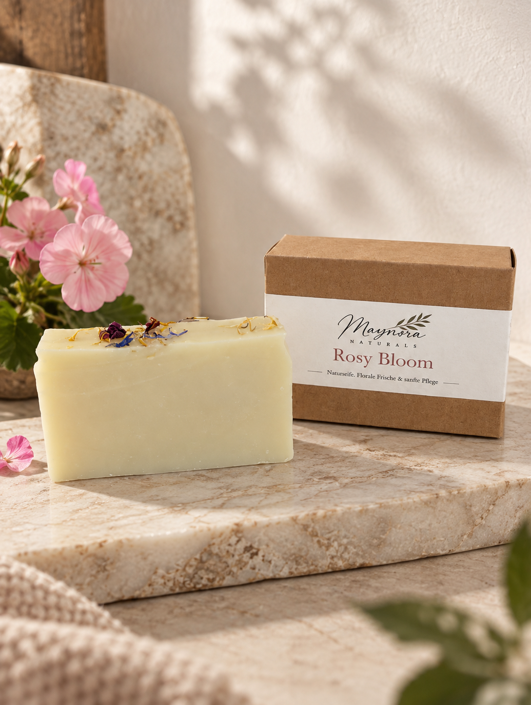 Naturseife Rosy Bloom – 100 g