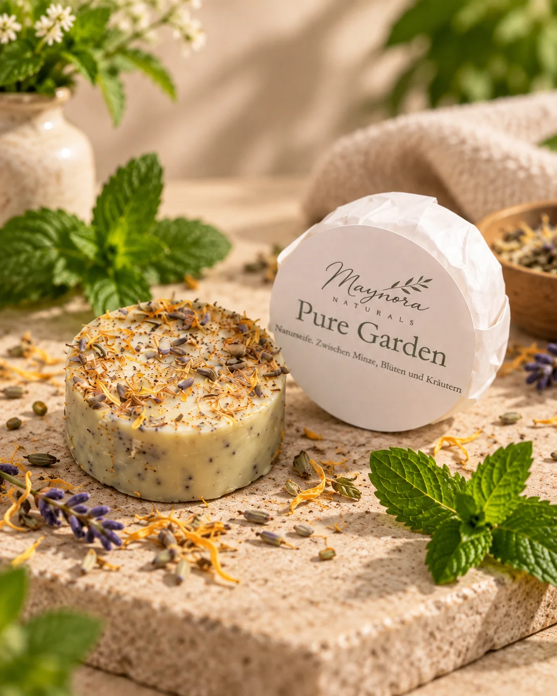 Mini-Naturseife Pure Garden – 45 g